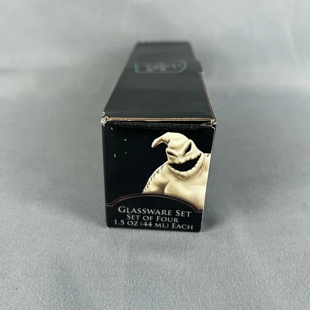 Disney Tim Burton's Nightmare Before Christmas Shot Glass Gift Set Jack Sally